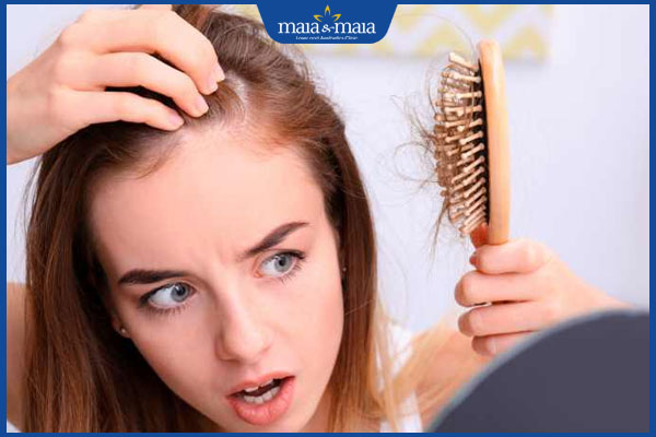 biểu hiện rụng tóc do thiếu sắt