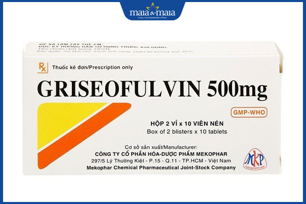 griseofulvin trị nấm đầu