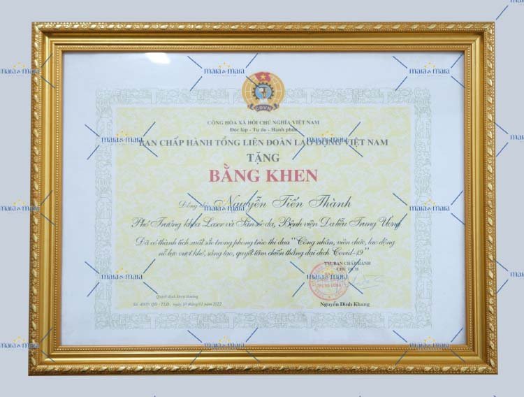 bang khen bac si thanh 1
