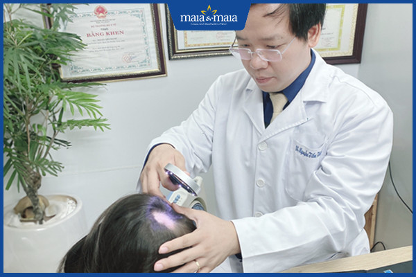 Công nghệ Maitrix Hair: Rụng tóc, hói đầu không còn là nỗi lo 4 Phòng khám Chuyên khoa Da liễu Maia&Maia là địa chỉ điều trị rụng tóc, hói đầu uy tín