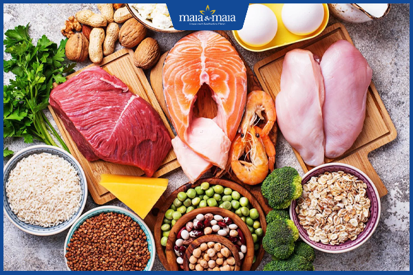 chế độ ăn tránh rụng tóc