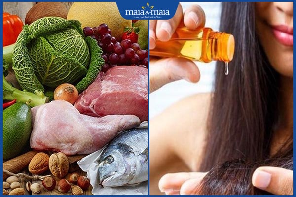 dinh dưỡng và chăm sóc tóc
