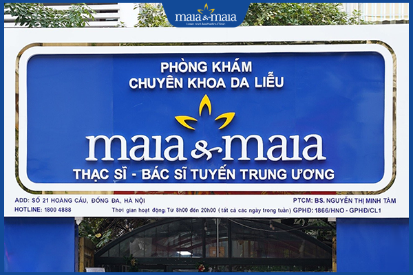 maia điều trị mụn uy tín
