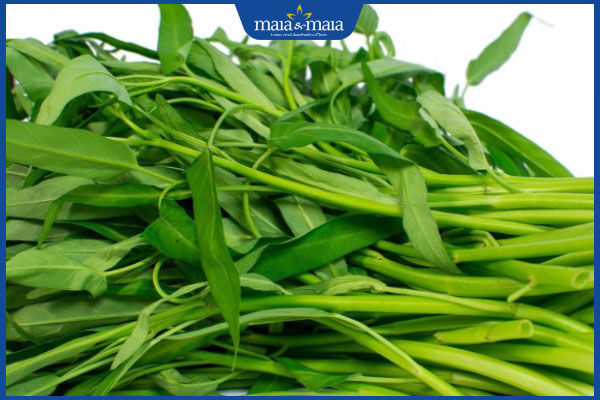 rau muống gây sẹo lồi