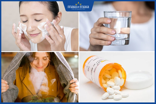 xử lý da tổn thương