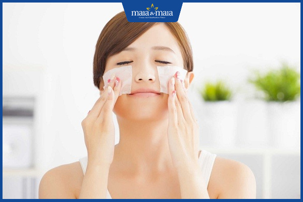 chăm sóc sau nặn mụn
