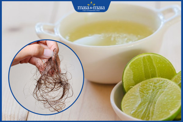 chanh trị rụng tóc