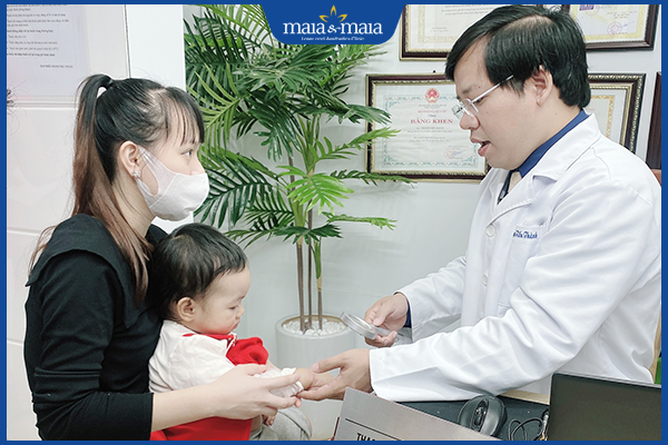 cơ sở trị mụn nước cho trẻ