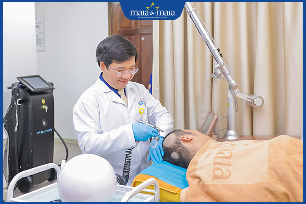 công nghệ trị rụng tóc