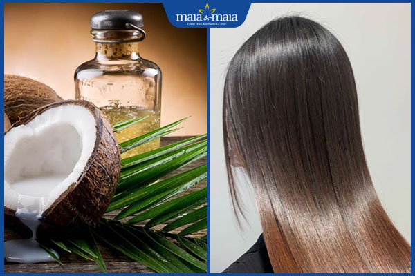 dầu dừa trị rụng tóc
