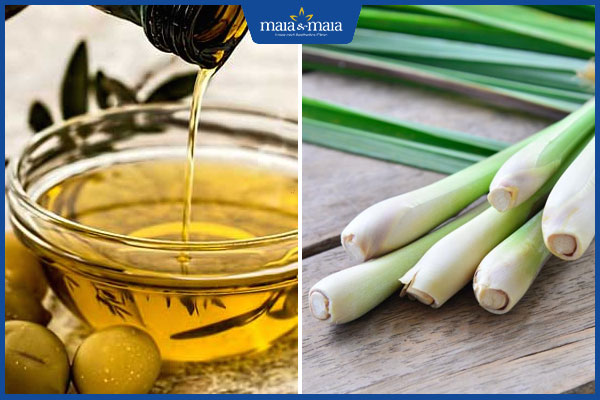dầu oliu và sả