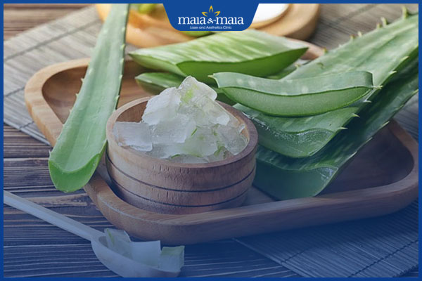 dùng nha đam và b5 ngăn rụng tóc