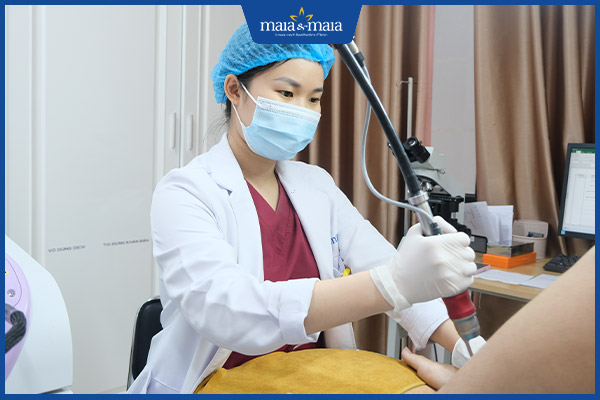 laser co2 điều trị sùi mào gà