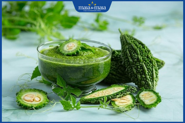 mướp đắng trị mụn ẩn
