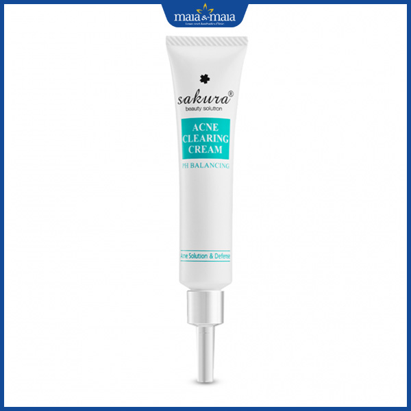 ngừa mụn trứng cá bằng Sakura Acne Clearing