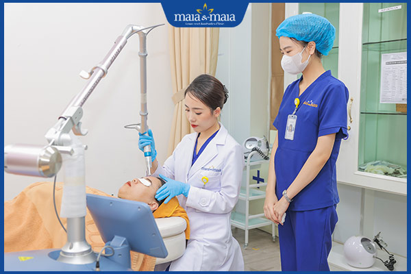 trị mụn viêm tại maia
