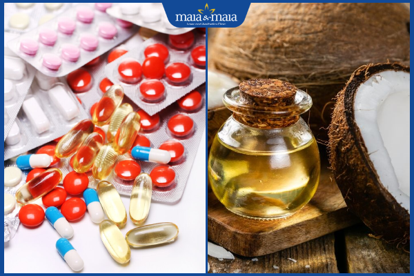 vitamin b và dầu dừa