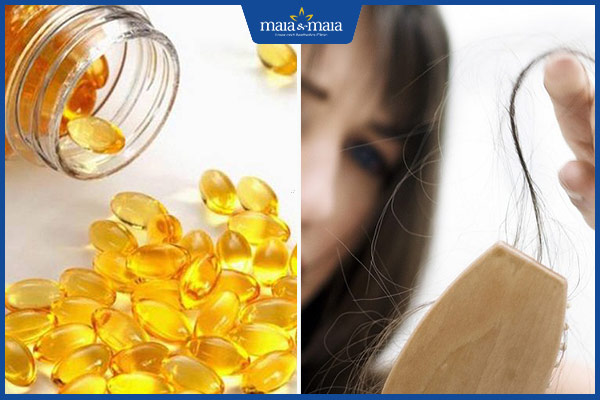 vitamin e trị rụng tóc