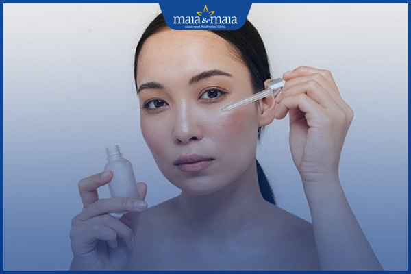 bôi serum trị mụn viêm
