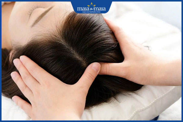massage da đầu
