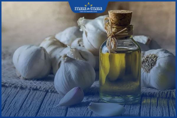 tinh dầu tỏi chữa sẹo lồi