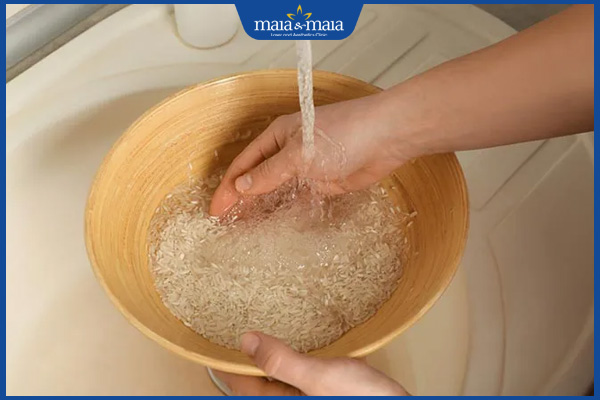 làm mờ vết nám bằng nước vo gạo