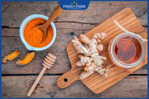 nghệ và mật ong xoá sẹo lồi
