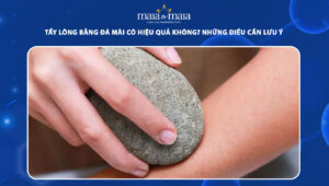 tẩy lông bằng đá mài