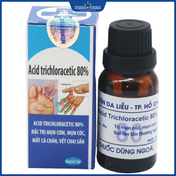 thuốc Trichloroacetic chữa sùi mào gà