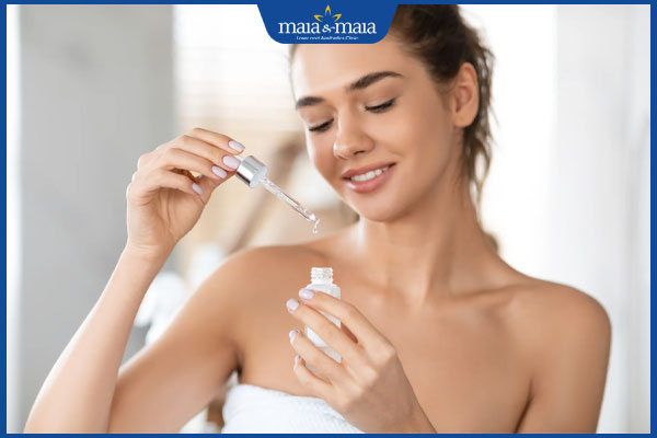 thoa serum trị sẹo