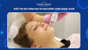 sẹo thâm sau tai nạn