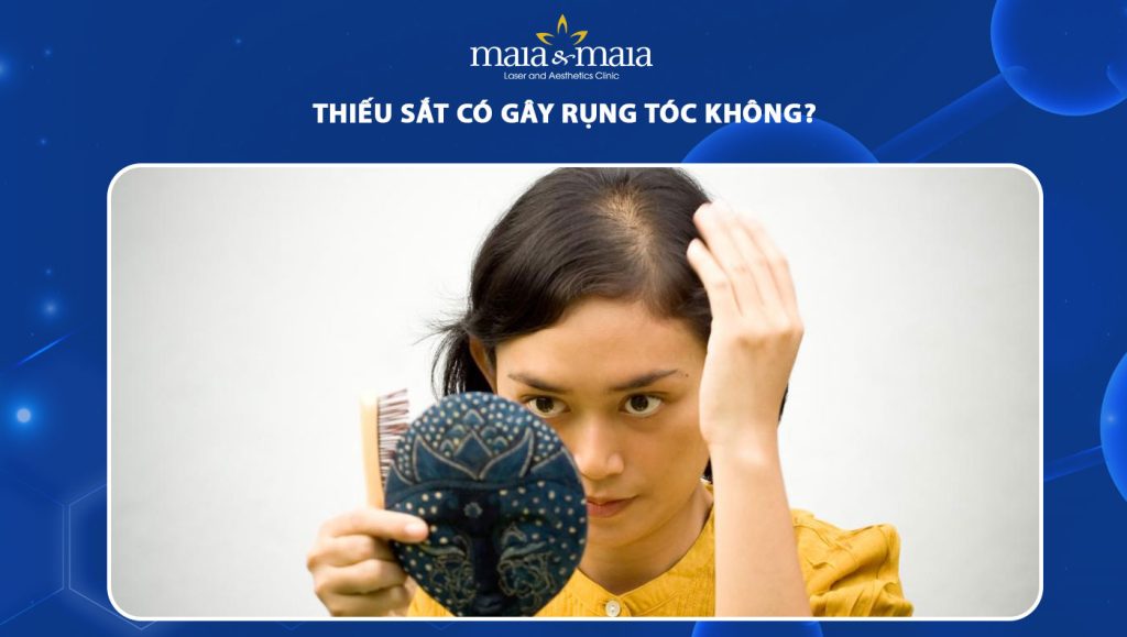 thiếu sắt có gây rụng tóc không
