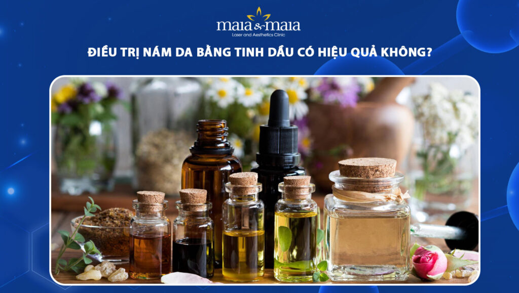điều trị nám da bằng tinh dầu
