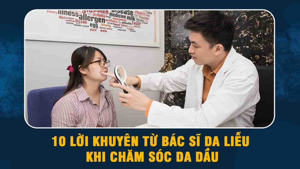 chăm sóc da dầu