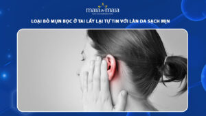 mụn bọc ở tai