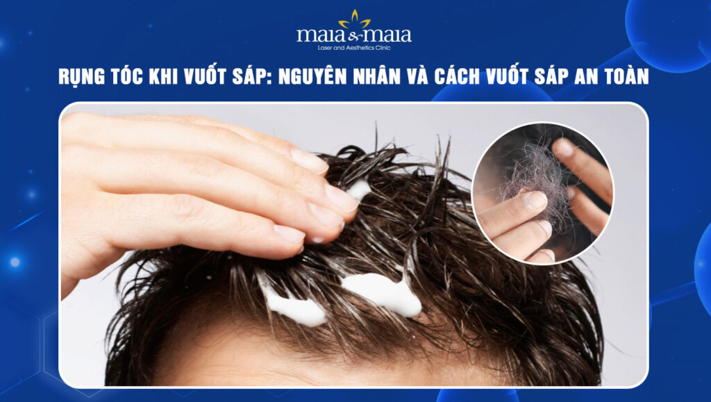 rụng tóc khi vuốt sáp