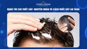 rụng tóc khi vuốt sáp