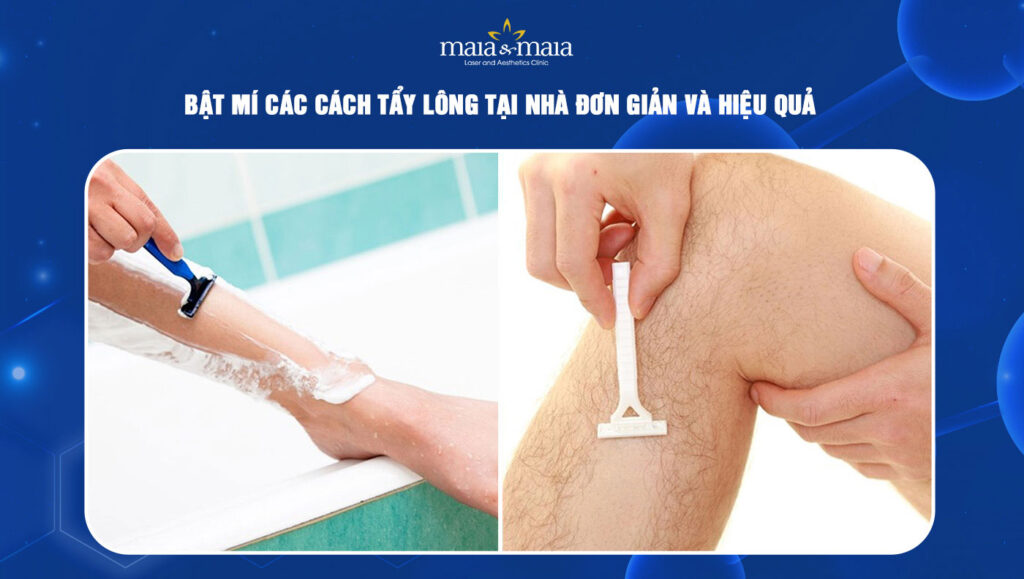 tẩy lông tại nhà