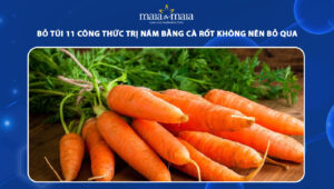 trị nám bằng cà rốt