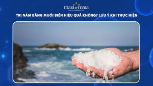 trị nám bằng muối biển