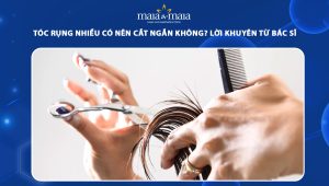 tóc rụng nhiều có nên cắt